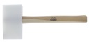 Maillet en PVC, forme de coin, manche en hickory